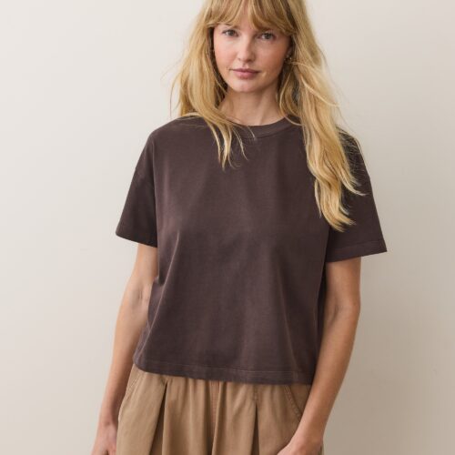Luxe Sueded Tee