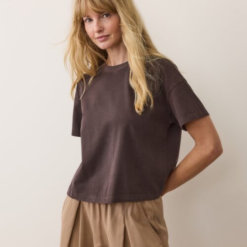 Luxe Sueded Tee