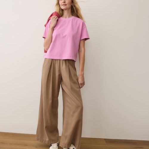 Luxe Sueded Tee