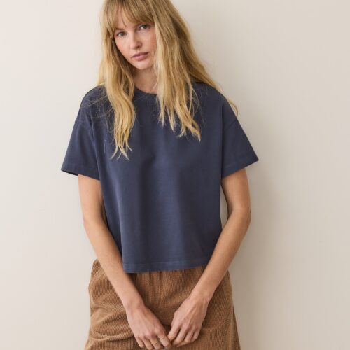 Luxe Sueded Tee