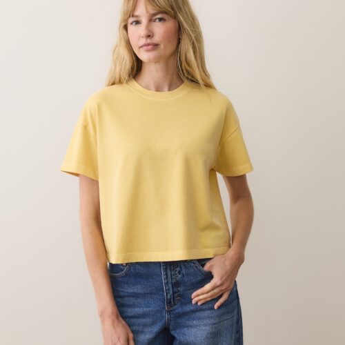 Luxe Sueded Tee