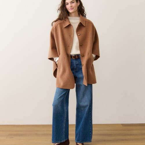 Nina Wool Cape Coat