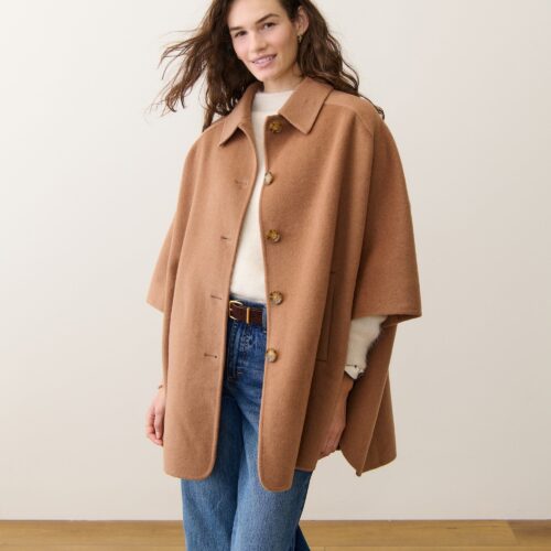 Nina Wool Cape Coat
