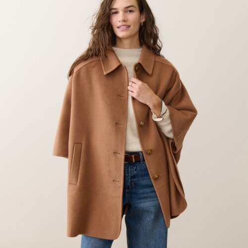 Nina Wool Cape Coat