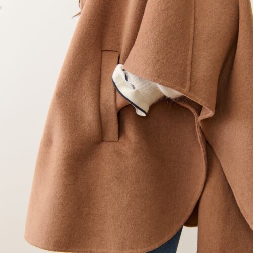 Nina Wool Cape Coat