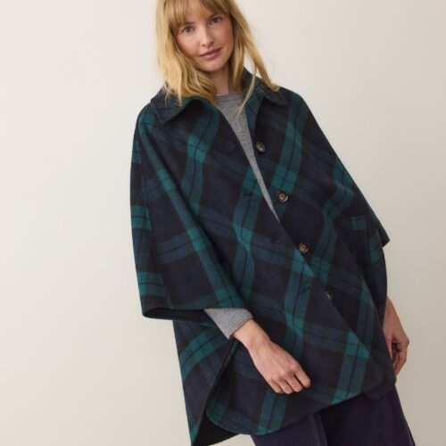 Nina Wool Cape Coat