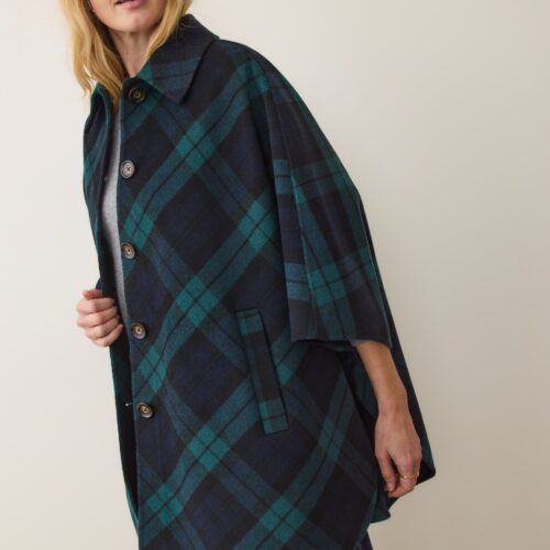 Nina Wool Cape Coat