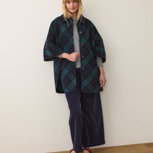 Nina Wool Cape Coat