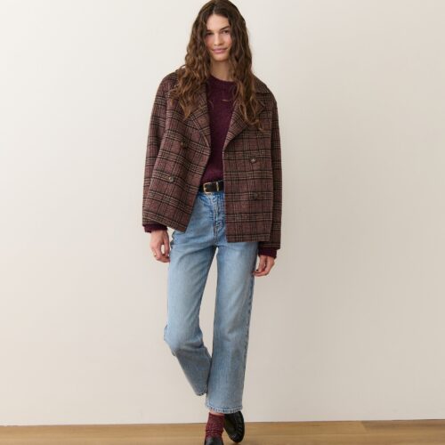 Valentina Wool Peacoat