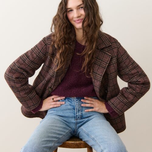 Valentina Wool Peacoat