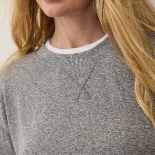 Double Knit Oversized Crew