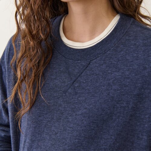 Double Knit Oversized Crew