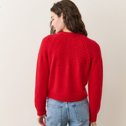Everly Cable Knit Cardigan