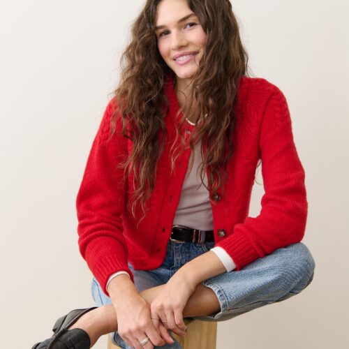 Everly Cable Knit Cardigan