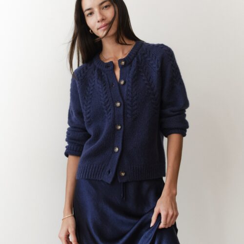 Everly Cable Knit Cardigan