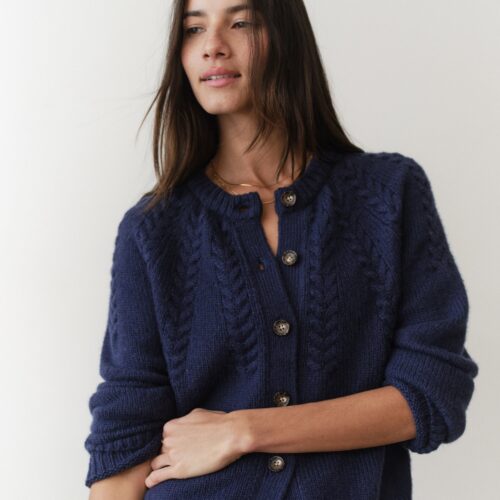 Everly Cable Knit Cardigan