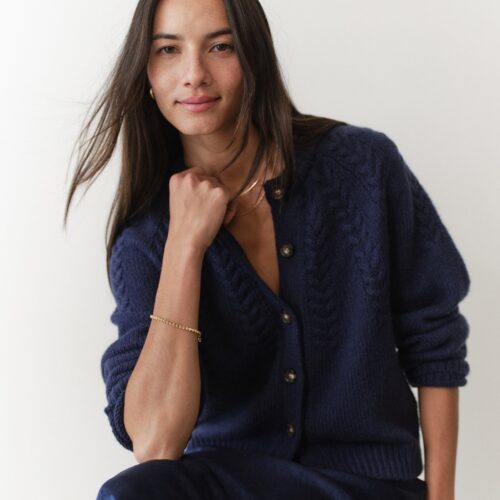 Everly Cable Knit Cardigan