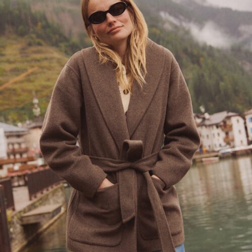 Lia Wool Robe Coat