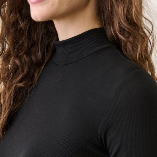 Lexi Rib Mock Neck Top