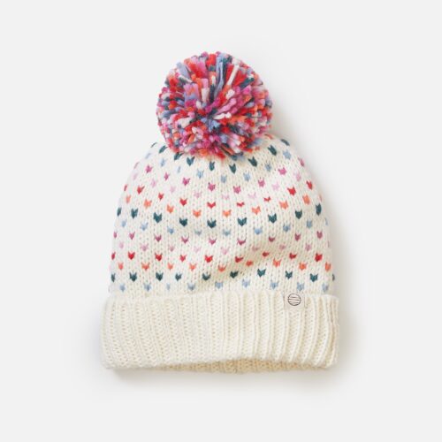 Rainbow Pom Beanie