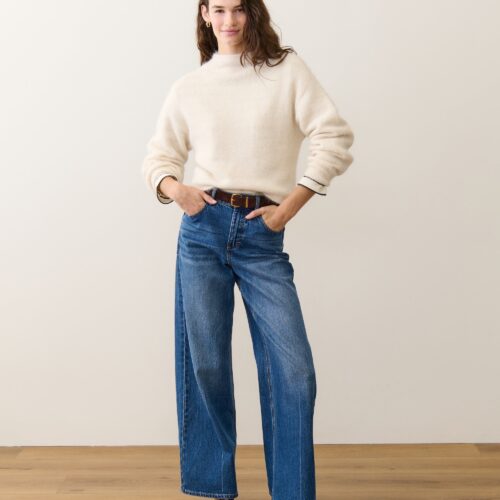 Suri Alpaca Mock Neck Sweater