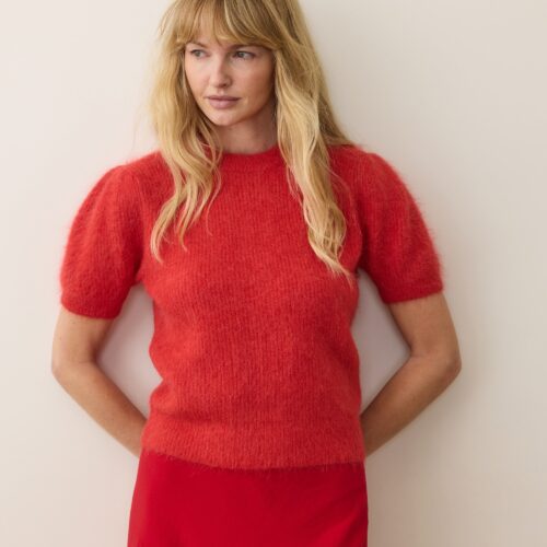 Suri Alpaca Puff Sleeve Sweater