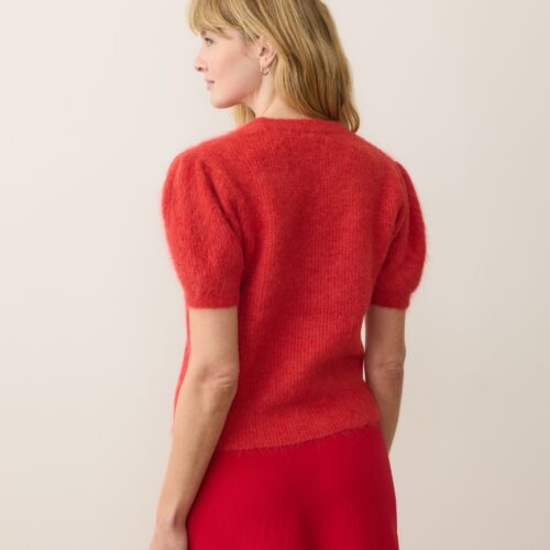 Suri Alpaca Puff Sleeve Sweater