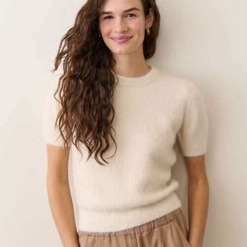 Suri Alpaca Puff Sleeve Sweater