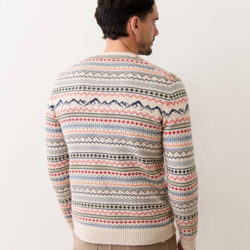 California Fair Isle Crew Sweater