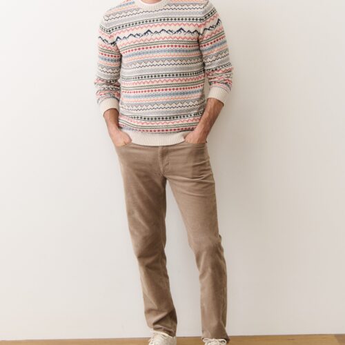 California Fair Isle Crew Sweater