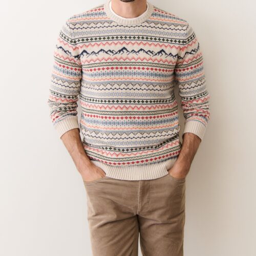 California Fair Isle Crew Sweater