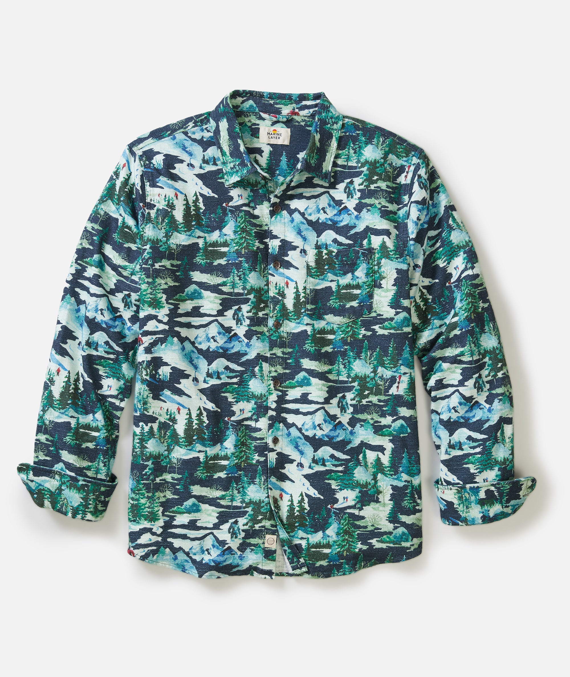 Tahoe Fresh Tracks Flannel Shirt