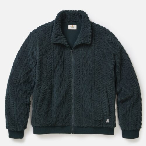 Jacquard Sherpa Full Zip Jacket