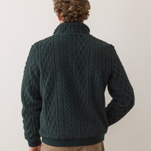 Jacquard Sherpa Full Zip Jacket