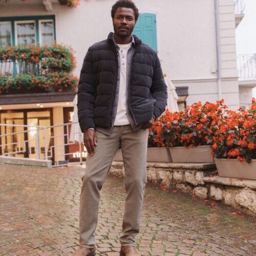 Palisades Cord Puffer Jacket
