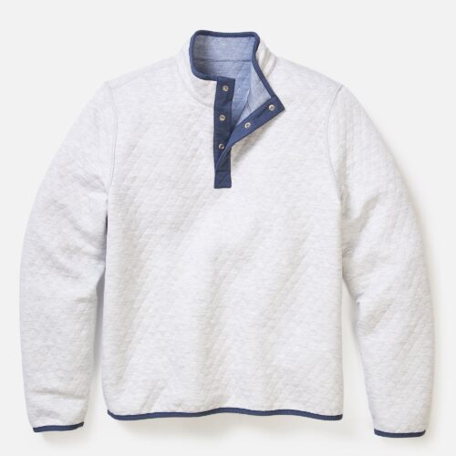 Corbet Quilted Reversible Pullover