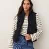 Alba Cable Knit Reversible Puffer Vest