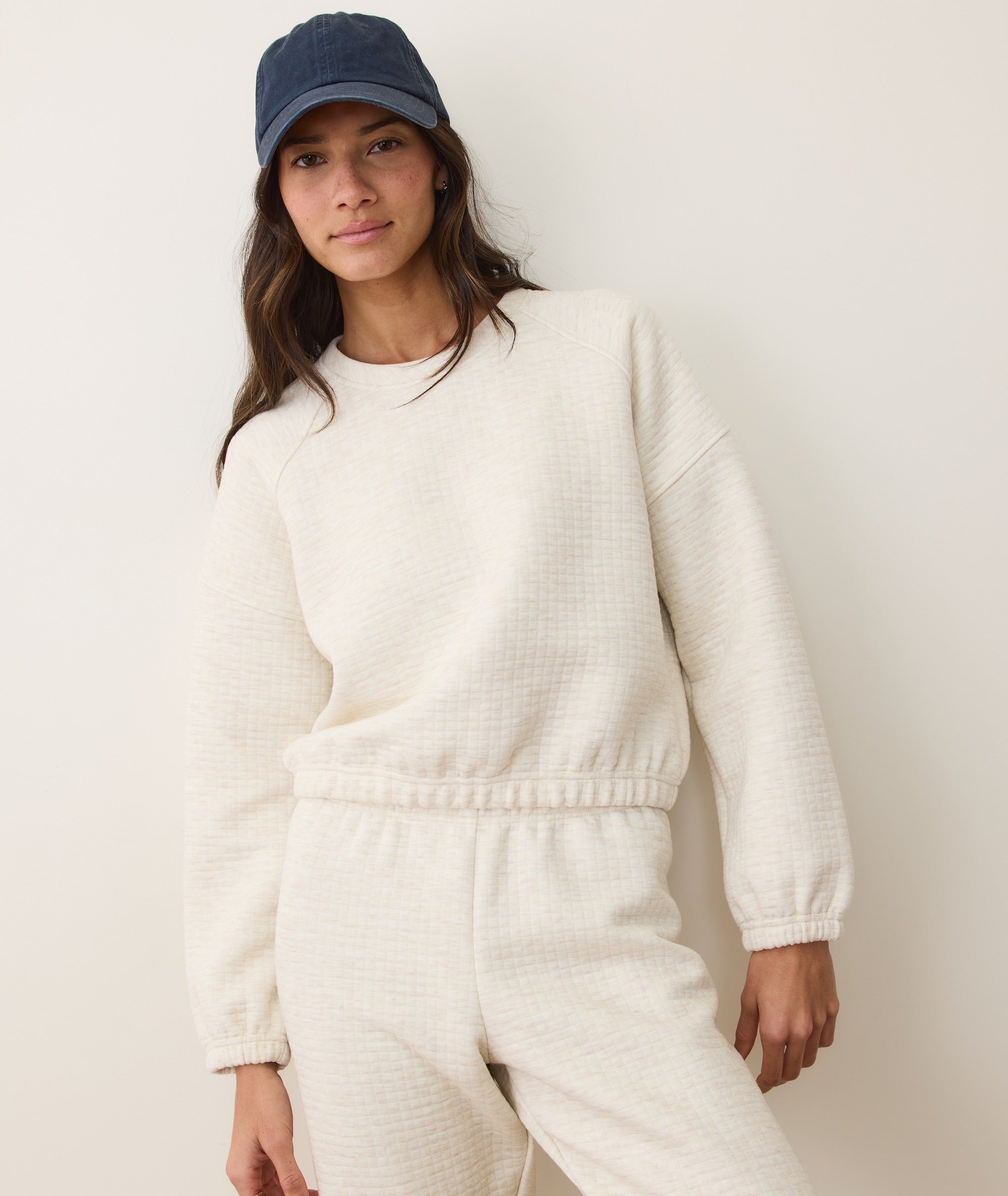 Corbet Quilted Crewneck
