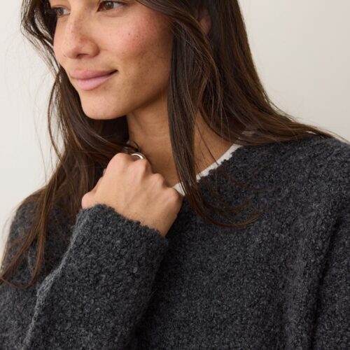 Elena Bouclé Oversized Sweater