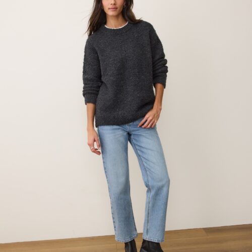 Elena Bouclé Oversized Sweater