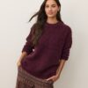 Elena Bouclé Oversized Sweater