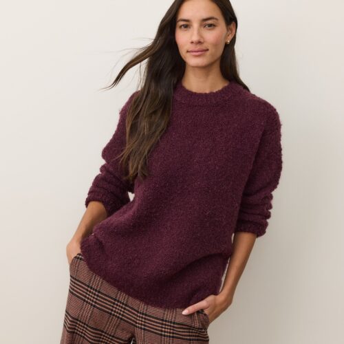 Elena Bouclé Oversized Sweater