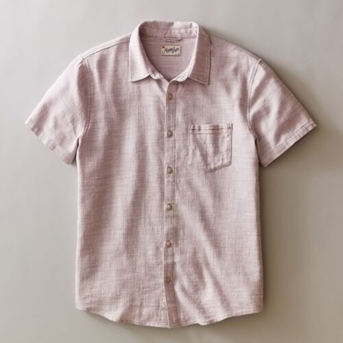 Stretch Selvage Short Sleeve Shirt