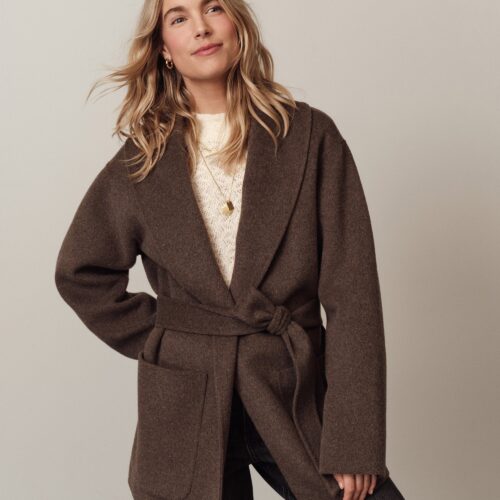 Lia Wool Robe Coat
