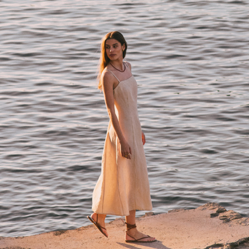Lucia Linen Dress