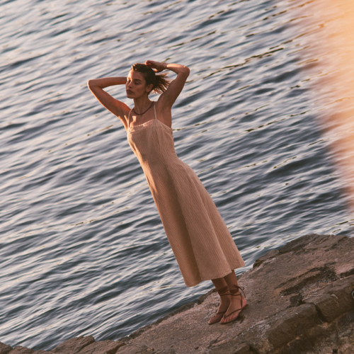 Lucia Linen Dress