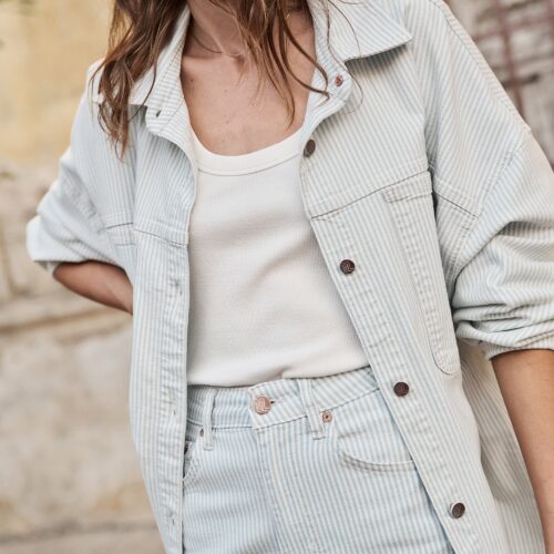 Molly Oversized Denim Shirt Jacket