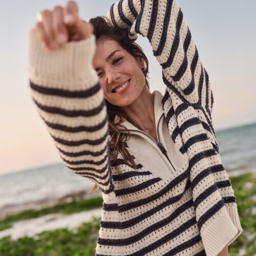 Montecito Quarter Zip Sweater
