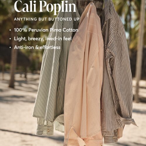 Jane Relaxed Shirt in Cali Poplin