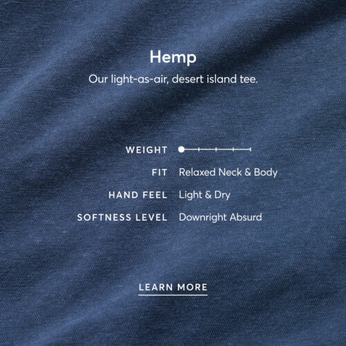 Relaxed Hemp Cotton Tee